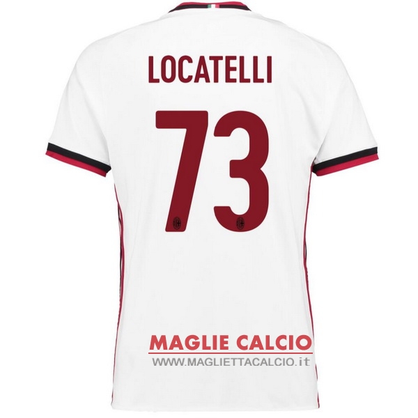 nuova maglietta ac milan 2017-2018 locatelli 73 seconda